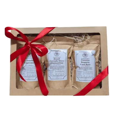 Dárkové balení pražené kávy 3 x 200g  Amerika