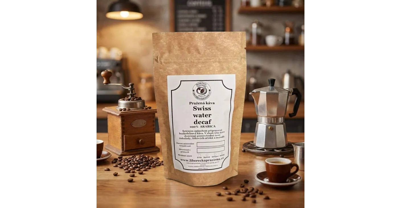  Swiss Water Decaf káva bez kofeinu, ale s plnou chutí  